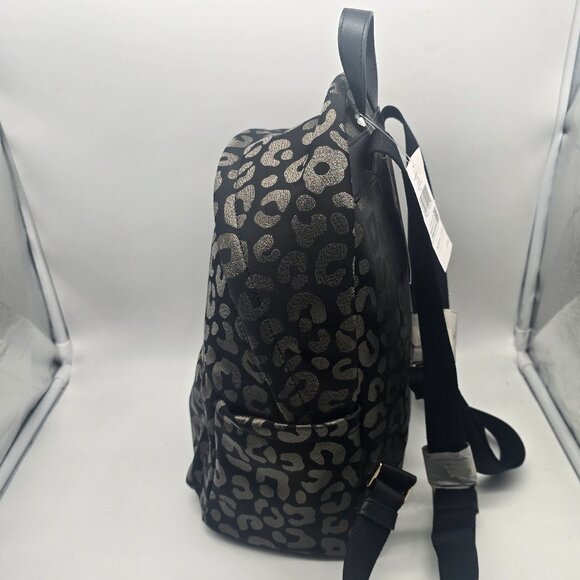 Kate Spade Chelsea The Little Better Leopard Graphic Backpack K9304 Black Multi